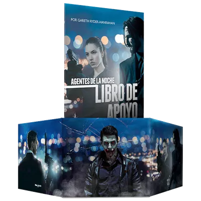Pantalla Agentes de la Noche +Libro de apoyo
