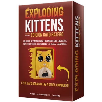 Exploding Kittens Ed. Gato Ratero