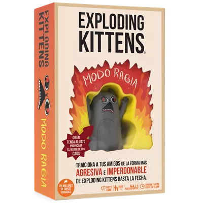 (10-09-2026 PREVENTA) Exploding Kittens Modo rabia