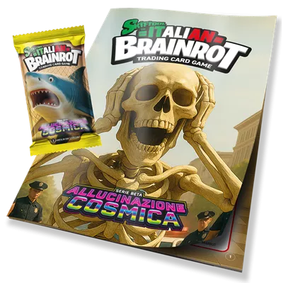 Italian Brainrot TCG Serie Beta album + sobre