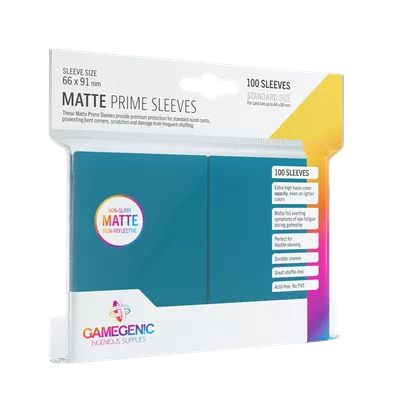 Pack Matte Prime Sleeves Blue (100)