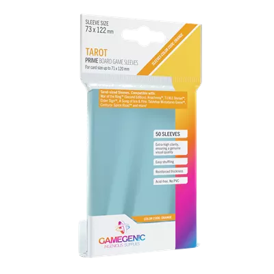 Prime Tarot-Sized Sleeves 73x122mm (50)