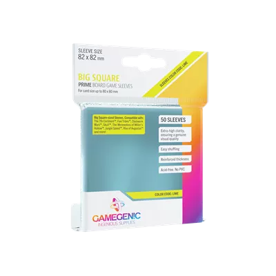 Prime Big Square-Sized Sleeves 82x82mm (50)