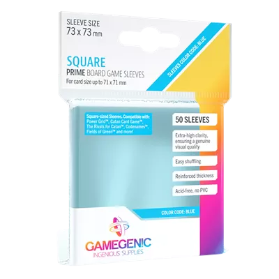 Prime Square-Sized Sleeves 73x73mm (50)