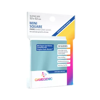 Prime Mini Square-Sized Sleeves 53x53mm (50)