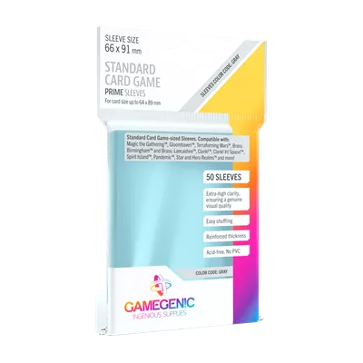 Prime Standard Card Game Sleeves 66x91mm (50)