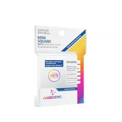 Matte Mini Square-Sized Sleeves 53x53mm (50)