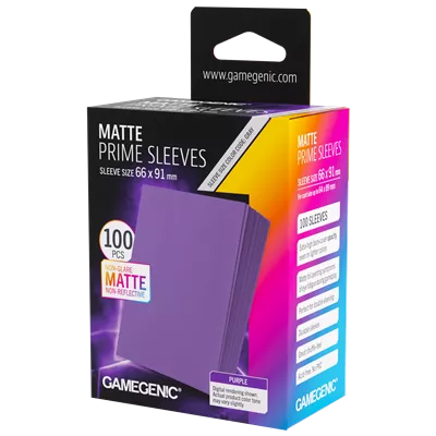 Matte Prime Sleeves Purple 66x91