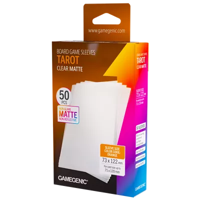 Board Game Sleeves Tarot Clear Matte
