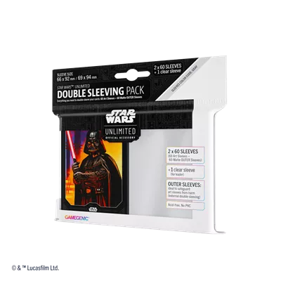 SW: Unlimited Art Sleeves Double Darth Vader