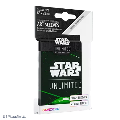 SW: Unlimited Art Sleeves Card Back Green