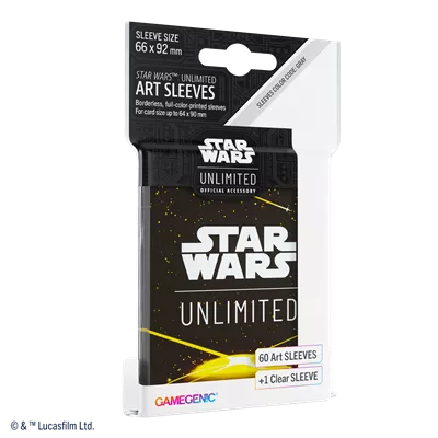 SW: Unlimited Art Sleeves Card Back Yellow