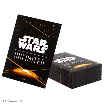 SW: Unlimited Art Sleeves Card Back Orange