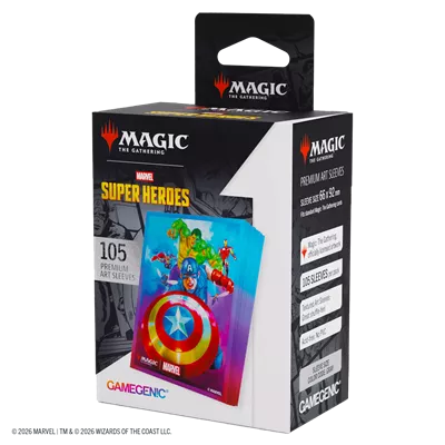 MTG Marvel SH Art Sleeves Captain America