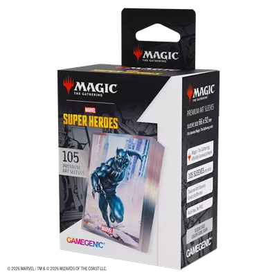 MTG Marvel SH Art Sleeves Black Panther