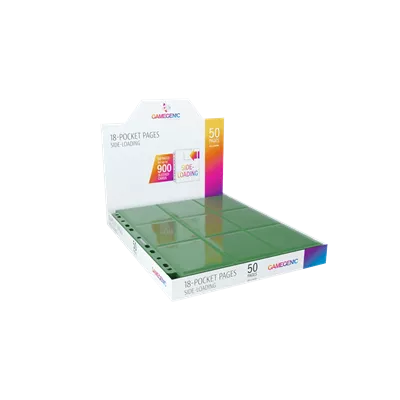 Sideloading 18-Pocket Pages Display Green (50)