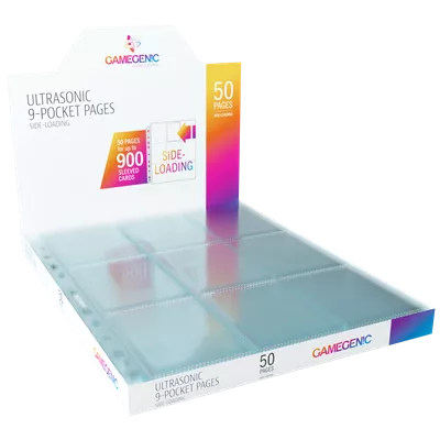 Ultrasonic 9-Pocket Pages Sideloading Display (50)