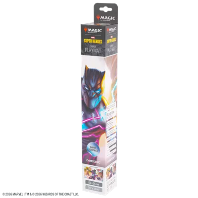 MTG Marvel SH Playmat Striking Black Panther