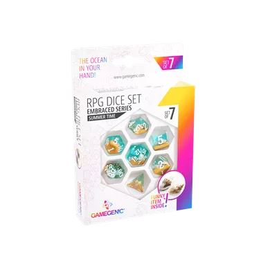 Summer Time RPG Dice Set (7pcs)