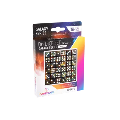 Mars D6 Dice Set 12 mm (36 pcs)