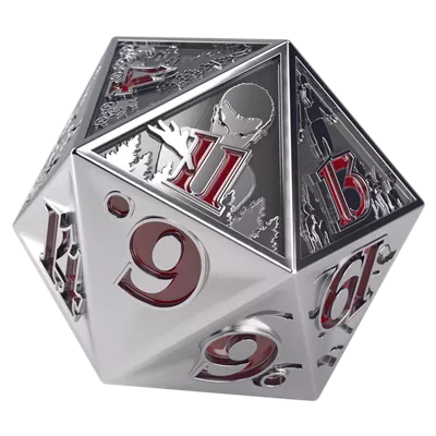 ST: Hellfire Club Premium Metal D20 Die