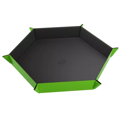Magnetic Dice Tray Hexagonal Black/Green