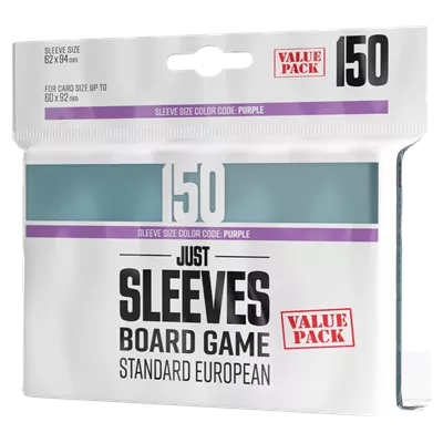 Just Sleeves Standard European Value Pack (150)