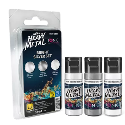 IONIC Real Heavy Metal Set de Plata Brillante