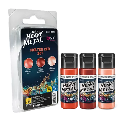 IONIC Real Heavy Metal Set de Rojo Fundido