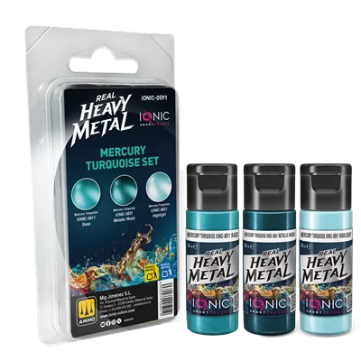 IONIC Real Heavy Metal Set de Turquesa Mercurio