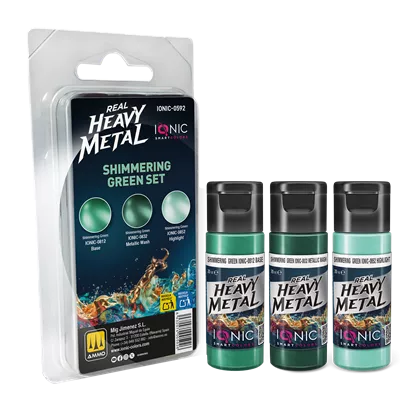IONIC Real Heavy Metal Set de Verde Reluciente