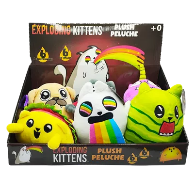 Exploding Kittens 6" plush (6)