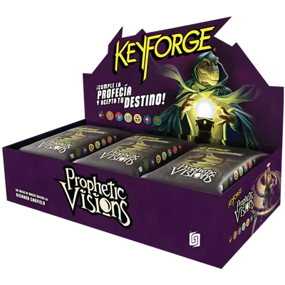 Keyforge Visiones prof&eacute;ticas display (12)