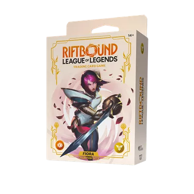 Riftbound: Spiritforged Fiora champion display (4)