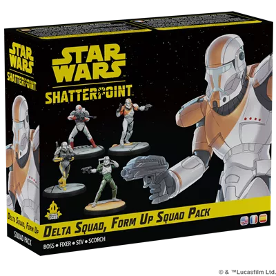 Delta Squad, form up squad pack