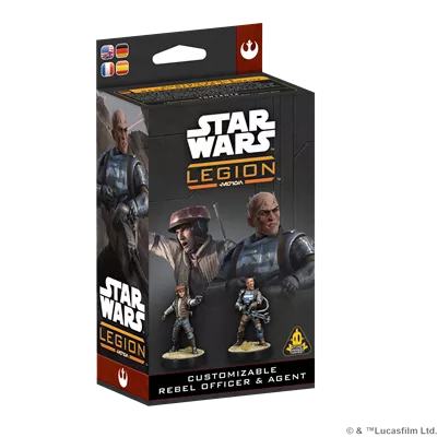 SW Legion: customizable Rebel Officer and Agent