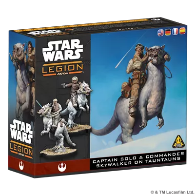 SW Legi&oacute;n: Han Solo & Luke Skywalker on Tauntaun