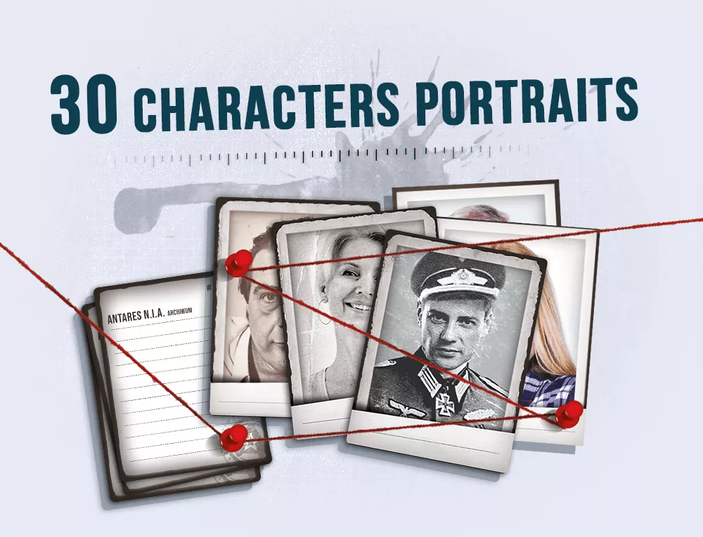 Detective: 30 Character Portraits - Mini Expansion