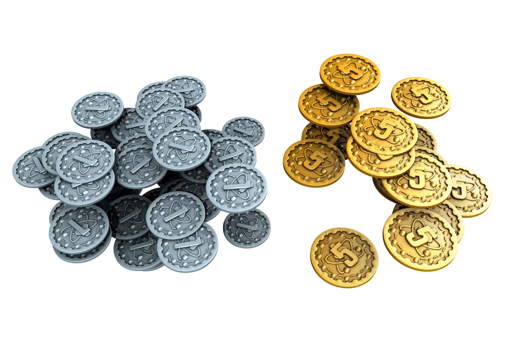 Monedas met&aacute;licas - Nucleum