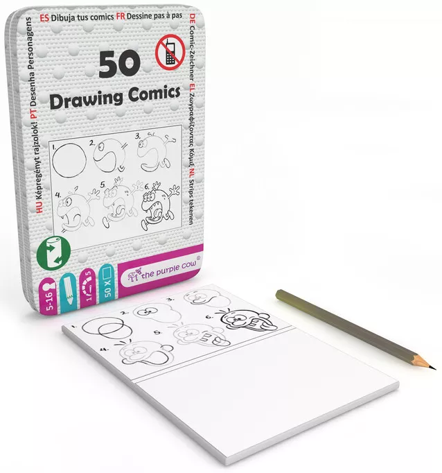 50 C&oacute;mics Paso a Paso (ES/EN/DE/FR/IT/PT/HU/NL/EL/RO)