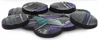 25mm Scenery Bases, Gamma Series - Infinity