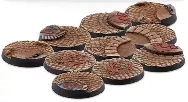 30mm Hegemony Scenery Bases, Alpha Series - Warcrow