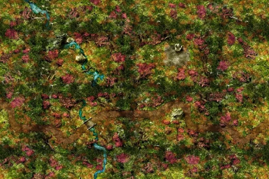 Forest 90x60 - Tapete esquinas cuadradas