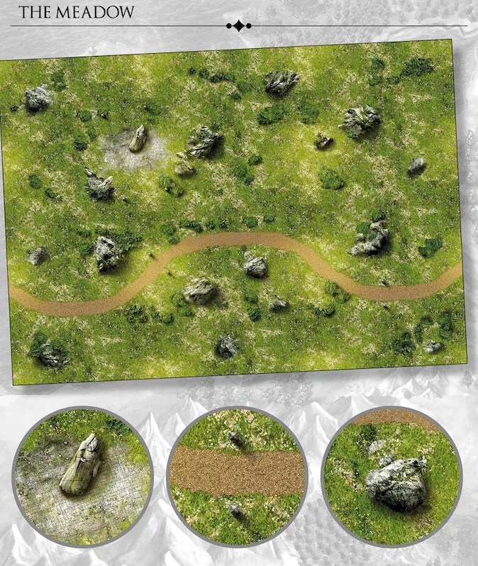 Meadow 90x60 - Tapete esquinas cuadradas