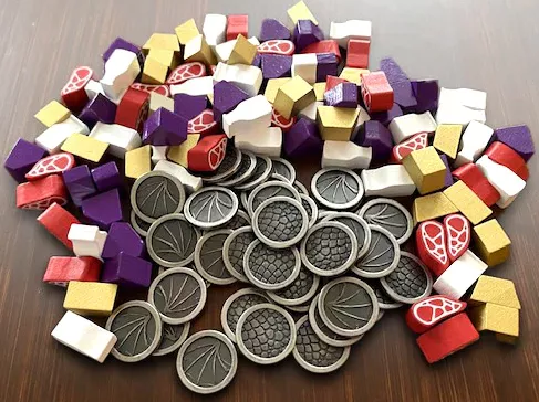Upgrade Pack (Metal Coins & Wooden Resources) - Wyrmspan