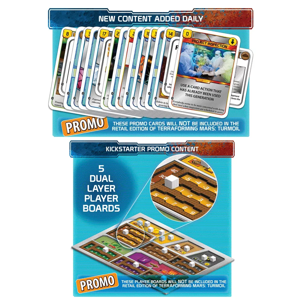 Tableros de jugador - Terraforming Mars